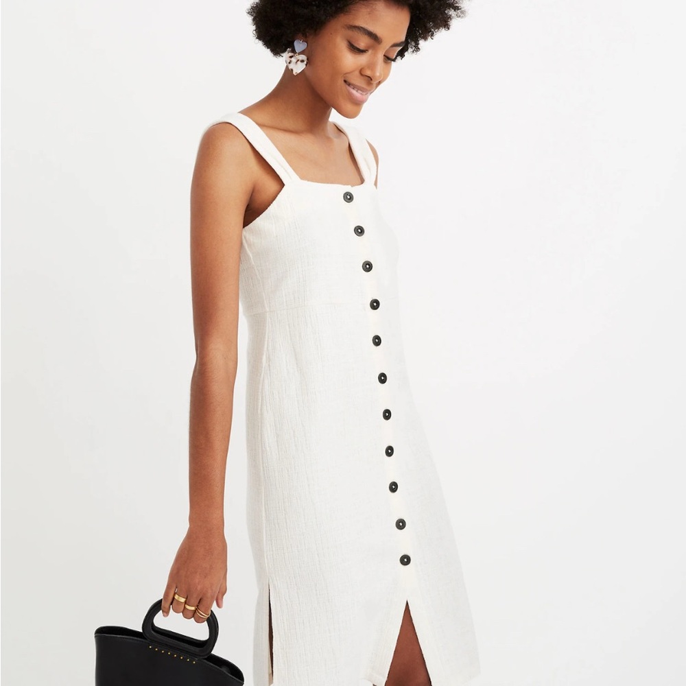 Madewell Texture and Thread Button Down Dress